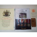 World War Two (WW2) campaign medals - 4627206 Pte Colin Moore, 1939-1945 Star, Africa Star,