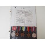 World War Two (WW2) campaign medals - JX248637 Petty Officer Thomas Carmichael Bell,