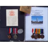 World War One (WW1) and World War Two (WW2) campaign medals - D/J 524389 Able Seaman Bertie