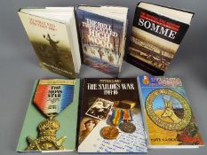 Six hardback books of World War One (WWI) interest to include The Mons Star: David Ascoli,