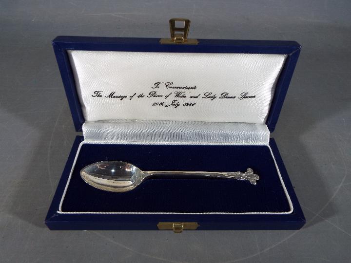 A Silver spoon commemorating the Prince