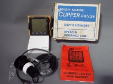 A NASA Marine Ltd Clipper Duet combined log and echo sounder.
