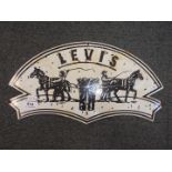 A 'Levi' enamel sign 21 cm x 40 cm