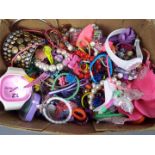 A large quantity of children's costume jewellery, watches to include Henley and Lorus,