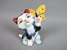 Lorna Bailey - a Lorna Bailey cat entitled Butterfly