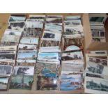 Deltiology - a collection in excess of 500 early to mid period postcards,