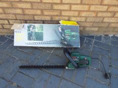 A Bosch PHS 46 G electric hedge trimmer, with box.