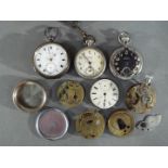 An Edward VII silver cased pocket watch by Thomas Russell & Son Liverpool,