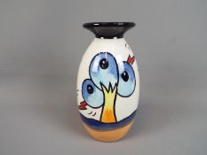 Lorna Bailey - a Lorna Bailey vase in the Bursley Way design,