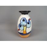 Lorna Bailey - a Lorna Bailey vase in the Bursley Way design,