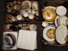 A mixed lot of ceramics, glassware and other to include Minton, Shelley, Royal Doulton and similar.