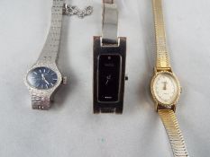 Three lady’s wristwatches to include a Rotary mechanical manual wind watch,