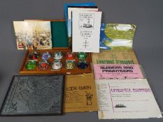 A collection of various ephemera relating to Liverpool and a boxed set of commemorative