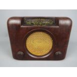 An Art Deco style 1950's Bush Radio, model D.A.C.