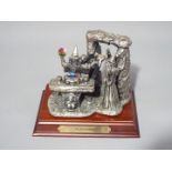 Myth and Magic - The Invocation By Mark Locker, pewter figure with rhinestones,