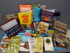 Mixed books and ephemera including ornithological, transport, sailing, military,