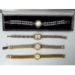 Four wrist watches to include Citizen 9016120, Rotary LB0712,