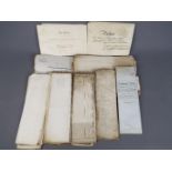 A collection in excess of twenty predominantly early 20th century documents,