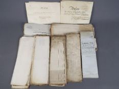 A collection in excess of twenty predominantly early 20th century documents,