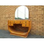 A good quality dressing table with three mirrors,