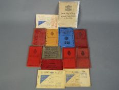 Twelve items of motoring ephemera dating from the 1930s to 1950s to include driving licences,