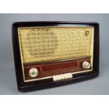 A 1950's Bakelite radio set by Phillips, Type B3G63A,