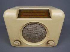 An Art Deco style 1950's Bush Radio, model D.A.C.