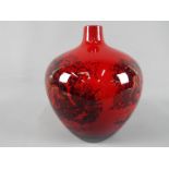 Royal Doulton - A Royal Doulton 'Flambe Woodcut' vase 1616,