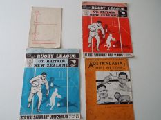 Rugby League - The News of Rugby League (New Zealand) souvenir programmes,