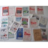 Selection of 1950s football programmes - 20 match programmes to include 2 x Fulham, Chesterfield,