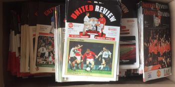 Manchester United Football Programmes.