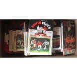 Manchester United Football Programmes.