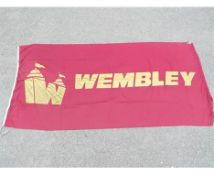 Wembley Stadium - an item of memorabilia from the 'End of an Era' sale 2000 - WEMBLEY Flag