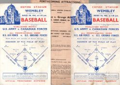 Baseball Programmes.