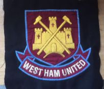 West Ham Football Item - a very large sewn patch of West Ham United’s club badge measuring 17 x 17