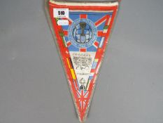 A commemorative pennant for the 1966 World Cup by Fey - Print International.