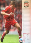 Liverpool FC Multisigned Football Calendar.