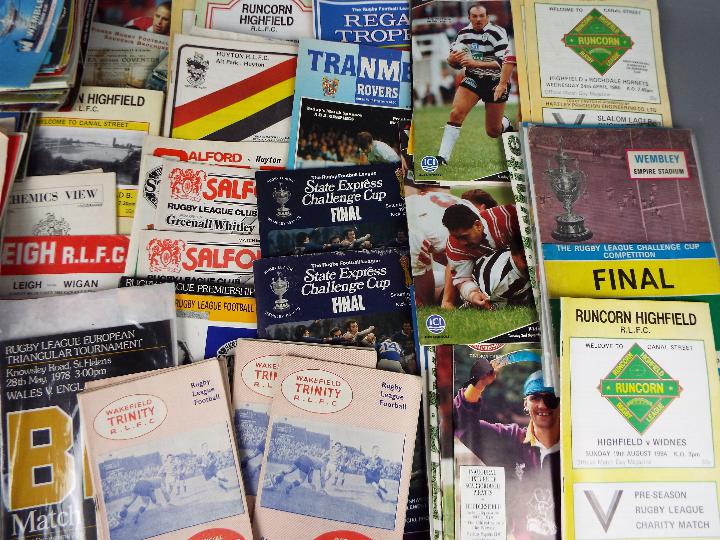 Rugby League - approximately 100 match programmes comprising a varied selection of clubs dating - Image 2 of 3