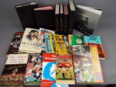 A collection of sporting interest books predominantly relating to Rugby League.