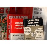 Charlton Athletic Football Programmes and Handbooks.