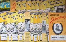 Speedway Programmes - a selection of Coventry Speedway programmes mainly from 1961 (24) Fair-Good