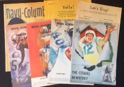 American College Football Programmes.