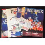 American Football Programmes.