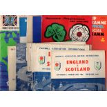 England Football Programmes. Good selection of home Internationals 1954-1960s.