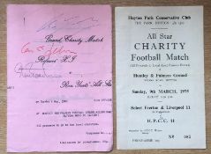 Liverpool / Everton Football Programmes.