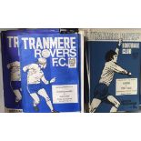 Tranmere Rovers Football Programmes.