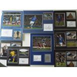 Everton Football Club - a collection of 57 photographs of Everton footballers with original