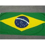 Wembley Stadium - an item of memorabilia from the 'End of an Era' sale 2000 - Brasil Flag measuring