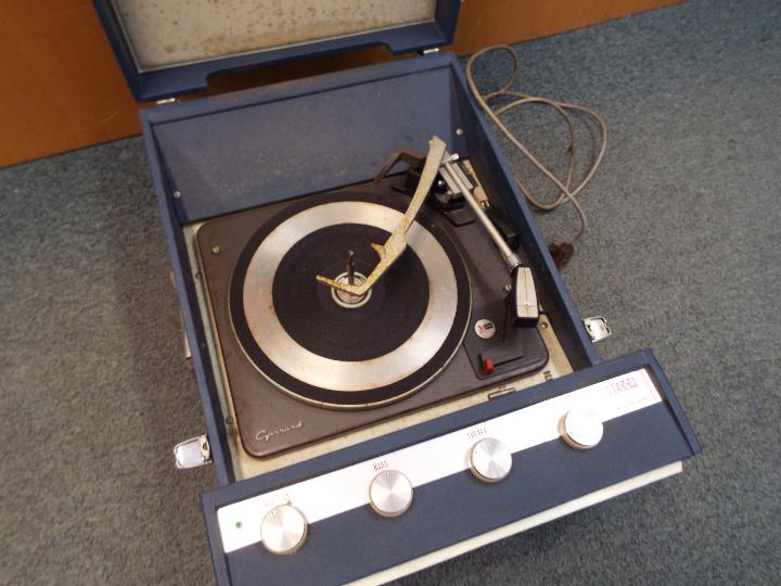 Garrard - a Garrard turntable in a Decca portable record player - Image 2 of 2