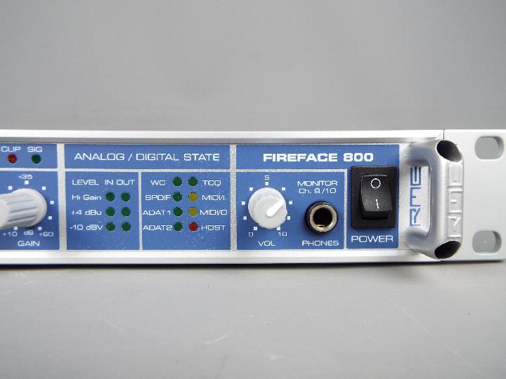 An RME Fireface 800 Firewire Audio Interface. - Image 5 of 8